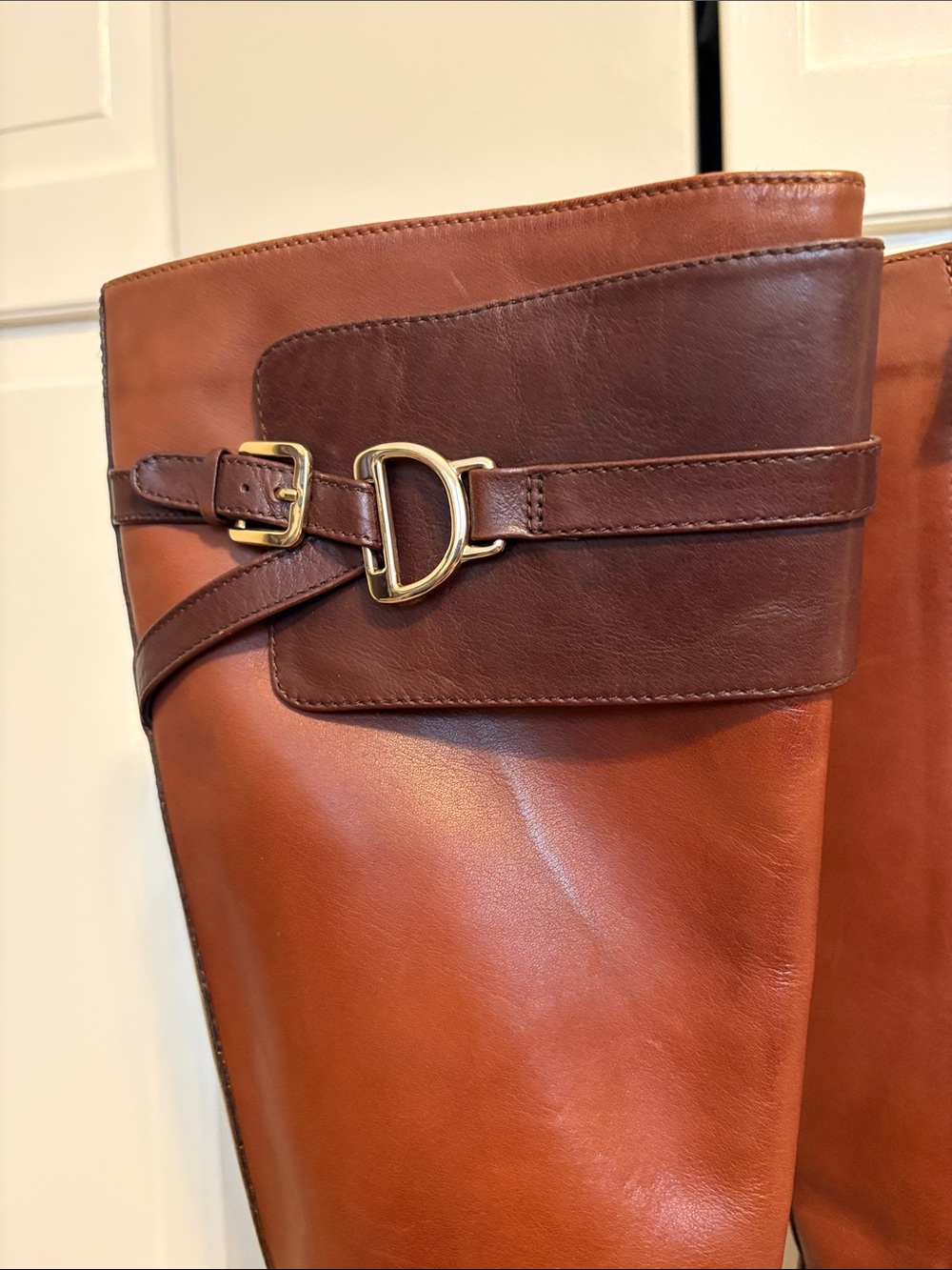 Cole Haan Women Poppy Bit Tall Boot in Sequoia Chestnut 7.5 - Picture 5 of 13